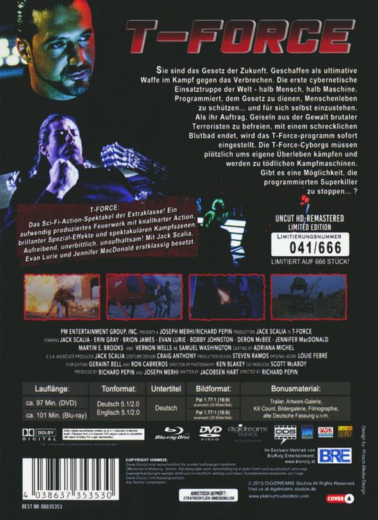 Produktbild: T-Force - Uncut [LE] (+ DVD) - Mediabook