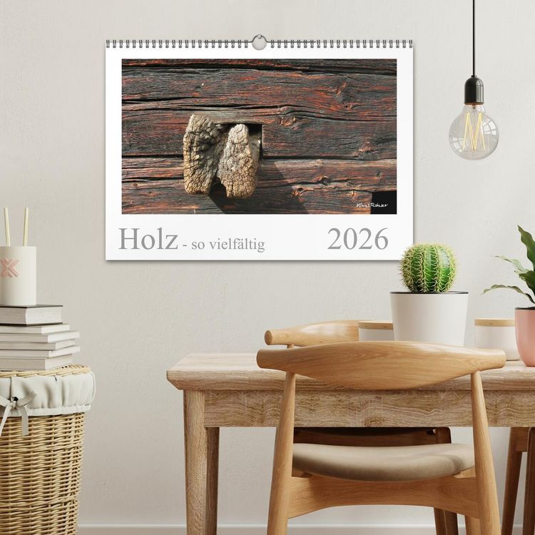 Produktbild: Holz - so vielf&auml;ltig (Wandkalender 2026 DIN A3 quer), CALVENDO Monatskalender