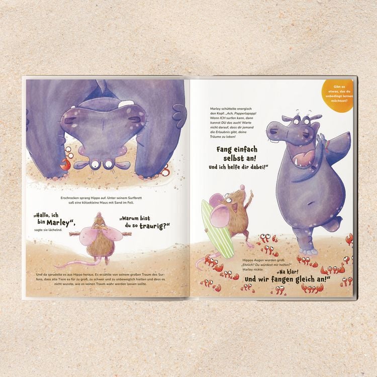 Produktbild: Hippo lernt Surfen – Wie Träume wahr werden