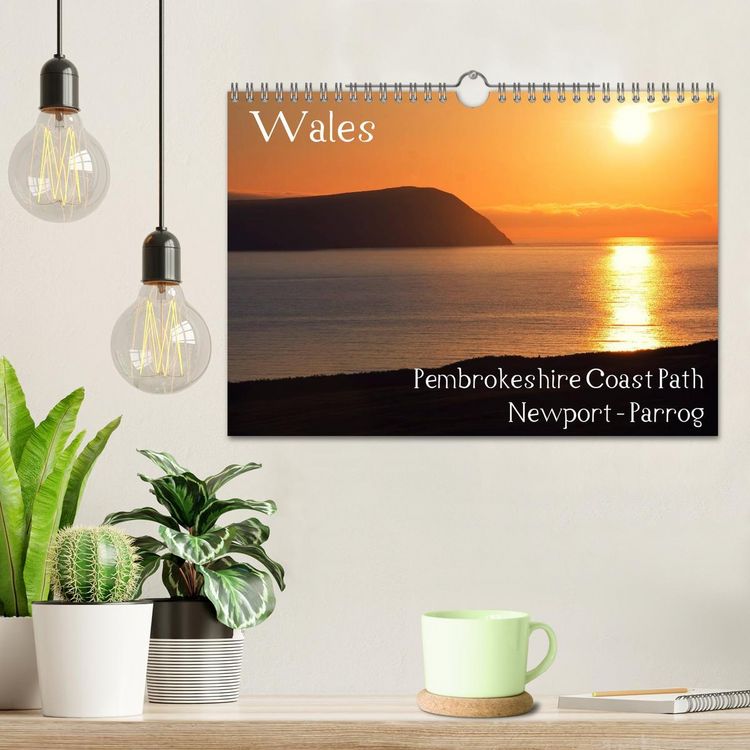 Produktbild: Wales - Pembrokeshire Coast Path (Wandkalender 2026 DIN A4 quer), CALVENDO Monatskalender