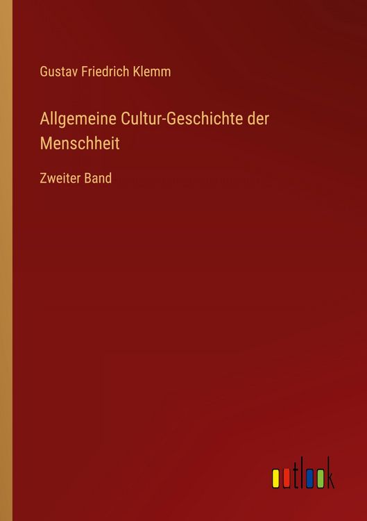 Produktbild: Allgemeine Cultur-Geschichte der Menschheit