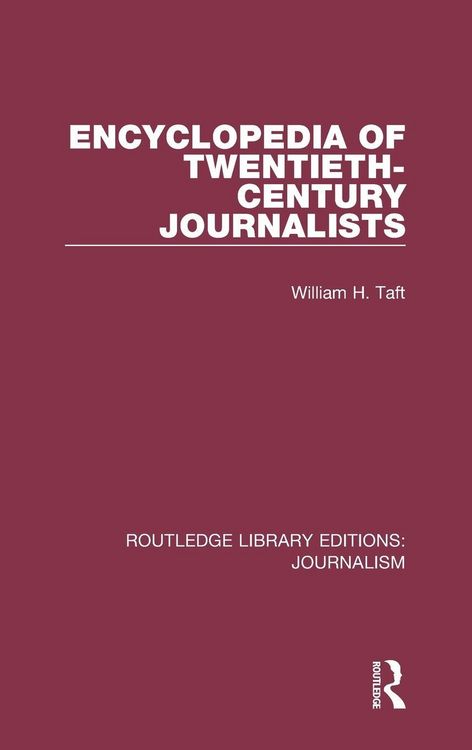 Produktbild: Encyclopedia of Twentieth Century Journalists