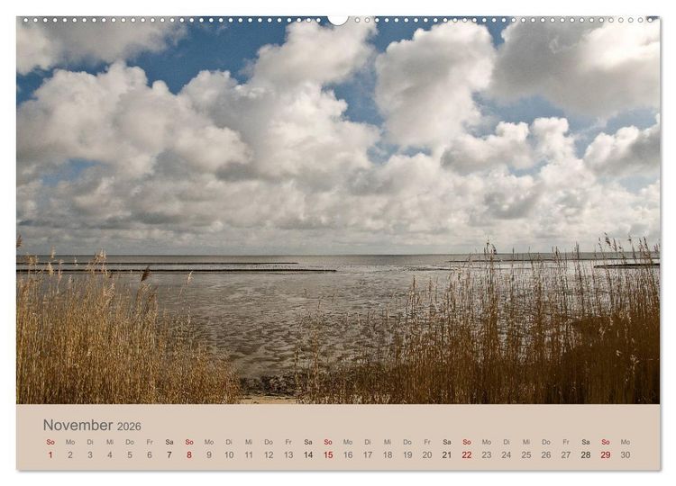 Produktbild: Sylt-Momente (hochwertiger Premium Wandkalender 2026 DIN A2 quer), Kunstdruck in Hochglanz