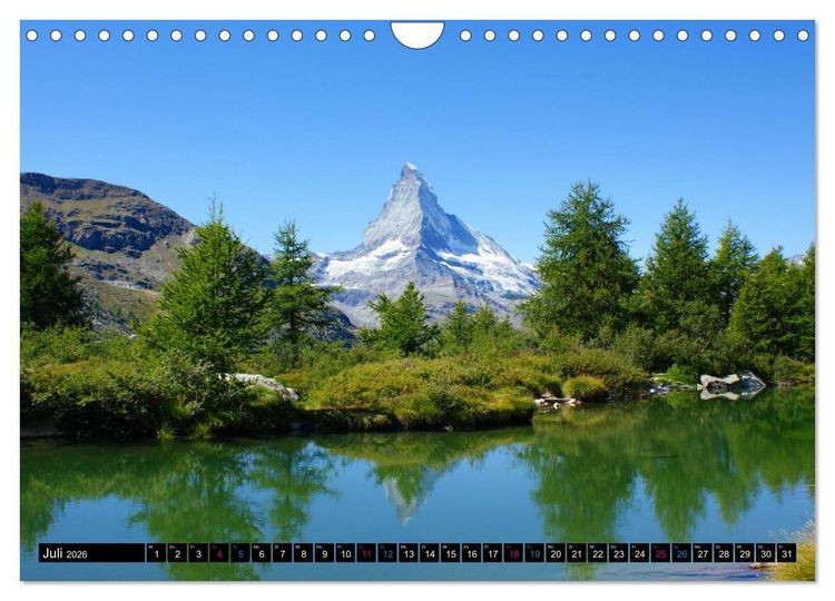 Produktbild: MATTERHORN. Faszination und Magie (Wandkalender 2026 DIN A4 quer), CALVENDO Monatskalender