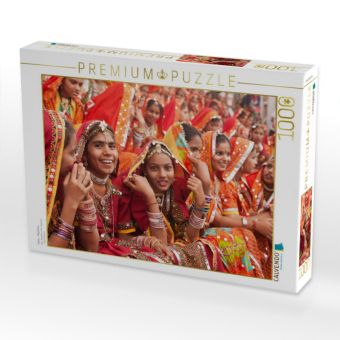 Produktbild: CALVENDO Puzzle Indien - Rajasthan | 1000 Teile Lege-Gr&ouml;&szlig;e 64x48cm Foto-Puzzle f&uuml;r gl&uuml;ckliche Stunden