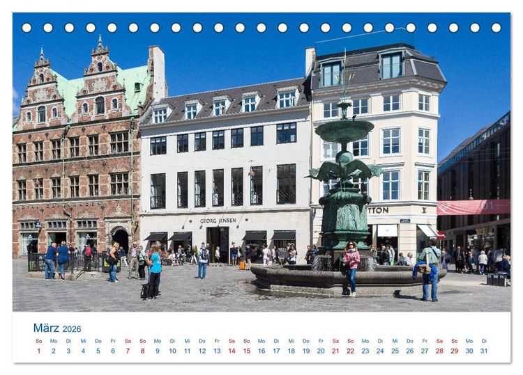 Produktbild: Sch&ouml;nes Kopenhagen (Tischkalender 2026 DIN A5 quer), CALVENDO Monatskalender