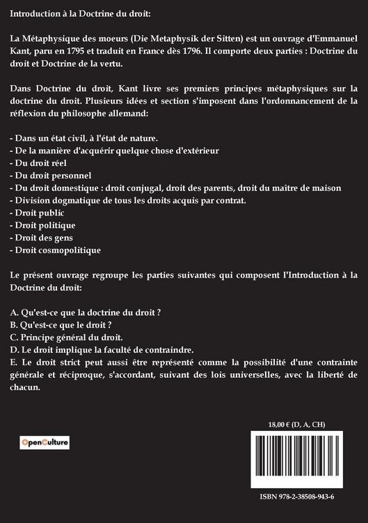 Produktbild: Introduction &agrave; la Doctrine du droit