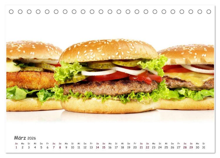Produktbild: Food Panorama - K&uuml;chenkalender 2026 (Tischkalender 2026 DIN A5 quer), CALVENDO Monatskalender