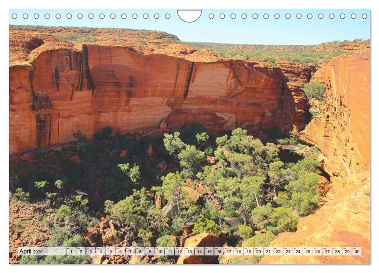 Produktbild: Australien - "Nur wo Du zu Fu&szlig; warst, bist Du wirklich gewesen" (Wandkalender 2026 DIN A4 quer), CALVENDO Monatskalender