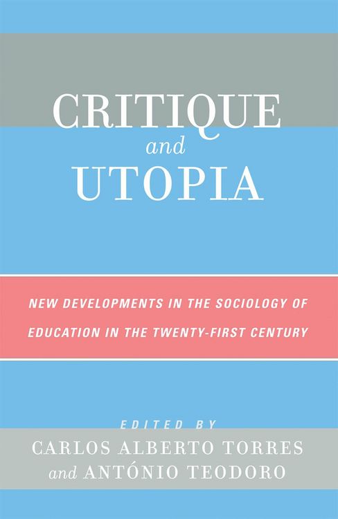 Produktbild: Critique and Utopia