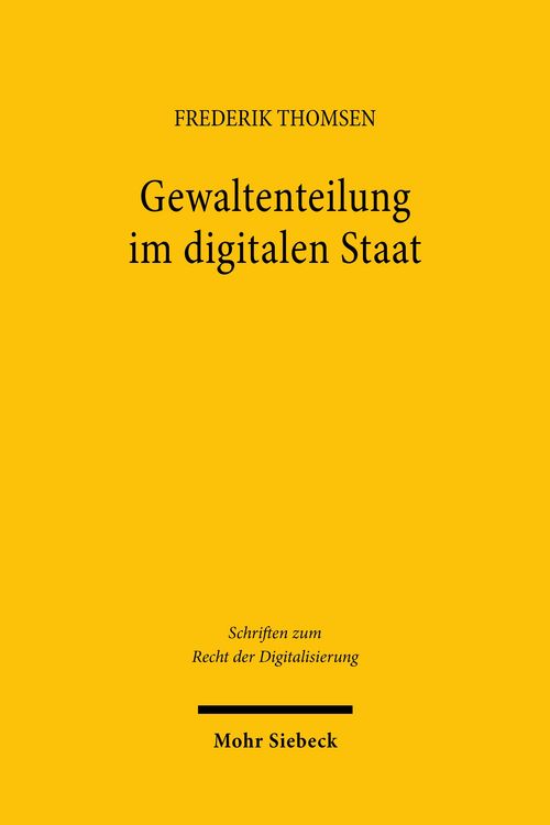 Produktbild: Gewaltenteilung im digitalen Staat
