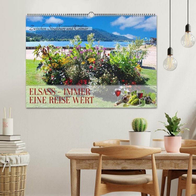 Produktbild: Elsass - Immer eine Reise wert (Wandkalender 2026 DIN A2 quer), CALVENDO Monatskalender