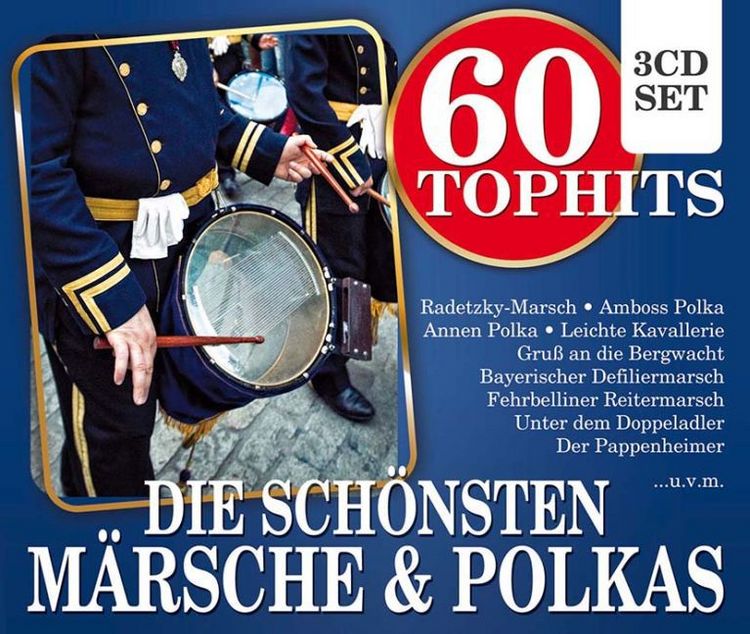 Produktbild: 60 Top Hits M&auml;rsche & Polkas