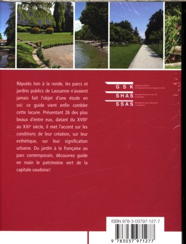 Produktbild: Lausanne &ndash; Parcs et jardins publics