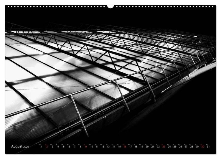 Produktbild: Struktur in Stahl (Wandkalender 2026 DIN A2 quer), CALVENDO Monatskalender