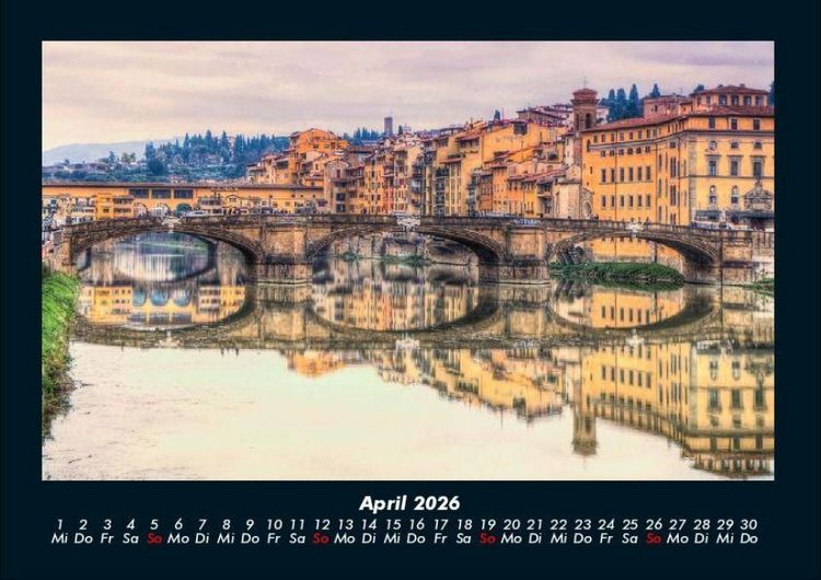 Produktbild: Florenz 2026 Fotokalender DIN A4
