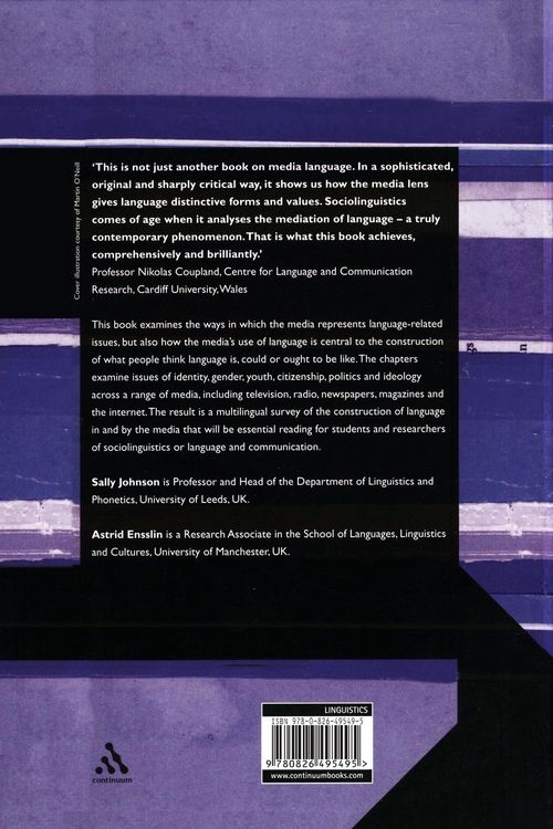 Produktbild: Language in the Media