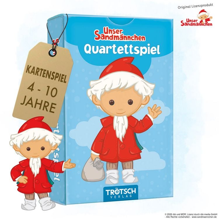 Produktbild: Tr&ouml;tsch Unser Sandm&auml;nnchen Quartettspiel Quartett Spiel