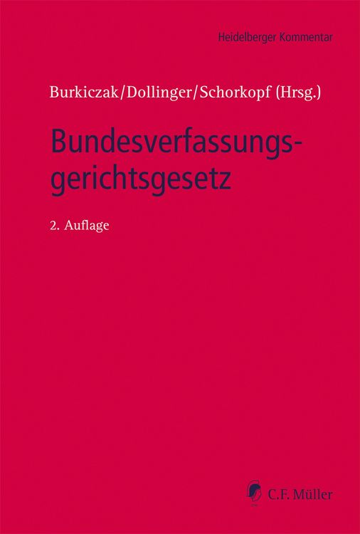 Produktbild: Bundesverfassungsgerichtsgesetz, eBook