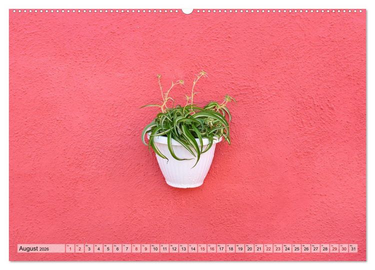Produktbild: Minimal Burano (hochwertiger Premium Wandkalender 2026 DIN A2 quer), Kunstdruck in Hochglanz