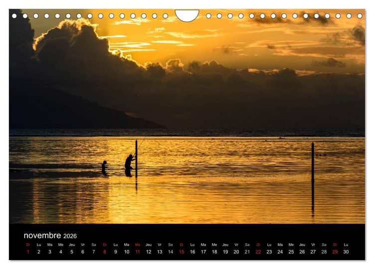 Produktbild: Polyn&eacute;sie fran&ccedil;aise - Magie des &icirc;les (Calendrier mural 2026 DIN A4 vertical), CALVENDO calendrier mensuel