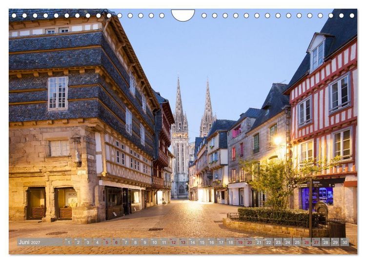 Produktbild: Momente einer Reise - Bretagne (Wandkalender 2027 DIN A4 quer), CALVENDO Monatskalender