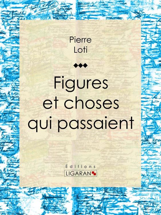 Produktbild: Figures et choses qui passaient