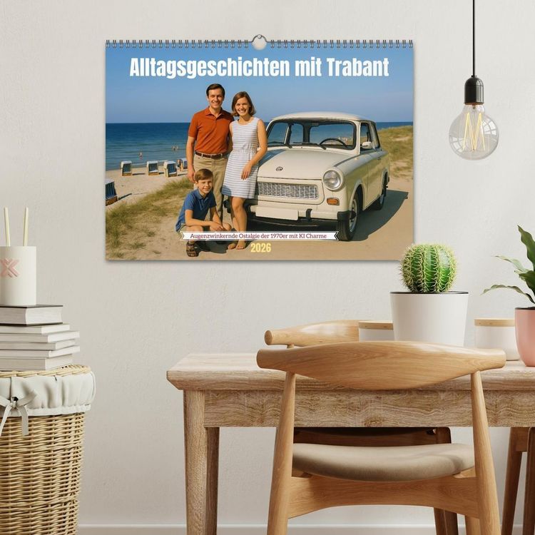 Produktbild: Alltagsgeschichten mit Trabant (Wandkalender 2026 DIN A3 quer), CALVENDO Monatskalender