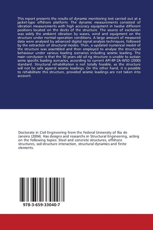 Produktbild: Operational modal analysis applied to jacket-type offshore structure