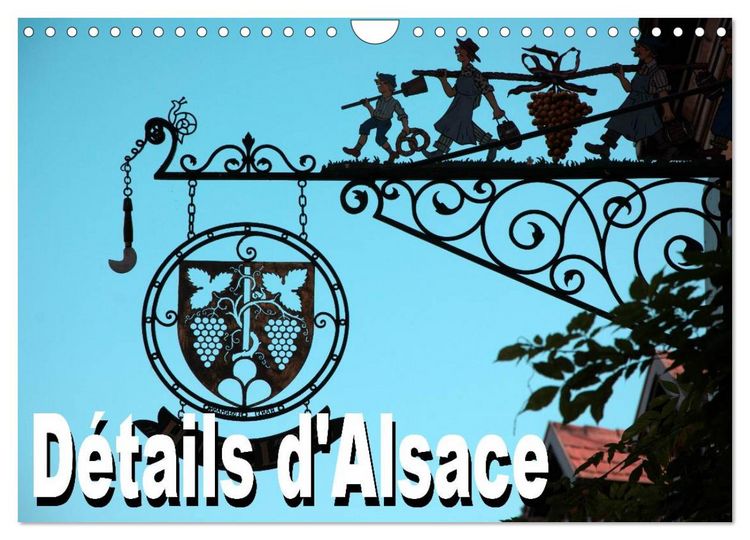 Produktbild: D&eacute;tails d'Alsace (Calendrier mural 2026 DIN A4 vertical), CALVENDO calendrier mensuel
