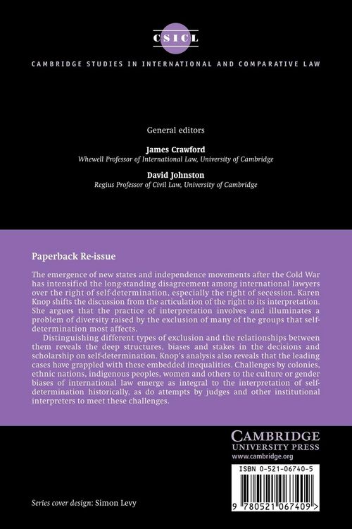 Produktbild: Diversity and Self-Determination in International Law