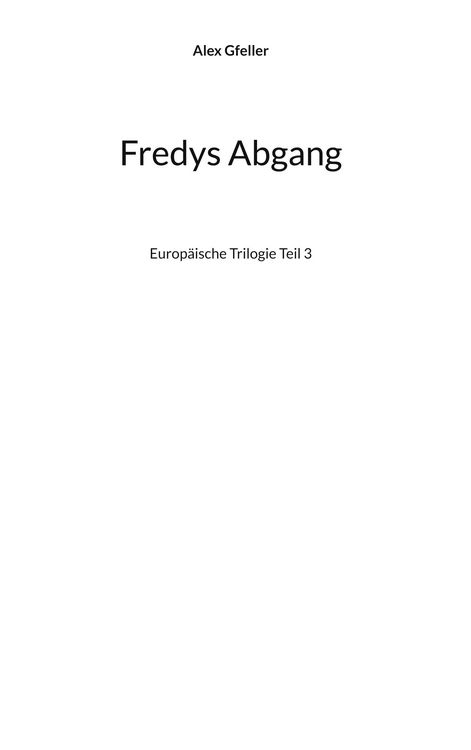 Produktbild: Fredys Abgang