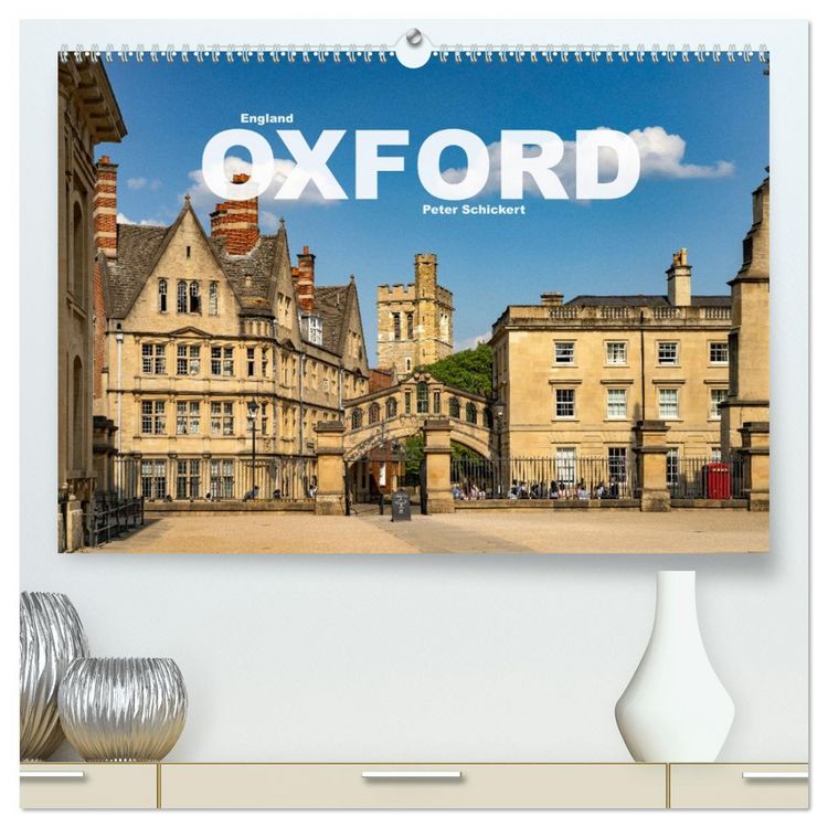 Produktbild: England - Oxford (hochwertiger Premium Wandkalender 2026 DIN A2 quer), Kunstdruck in Hochglanz