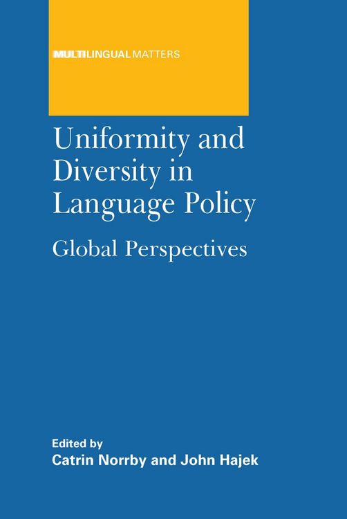 Produktbild: Uniformity and Diversity in Language Policy