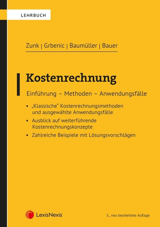 Bild vom Artikel Kostenrechnung vom Autor Bernd Markus Zunk