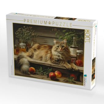 Produktbild: CALVENDO Puzzle Sommerduft und Samtpfoten | 1000 Teile Lege-Gr&ouml;&szlig;e 64x48cm Foto-Puzzle f&uuml;r gl&uuml;ckliche Stunden