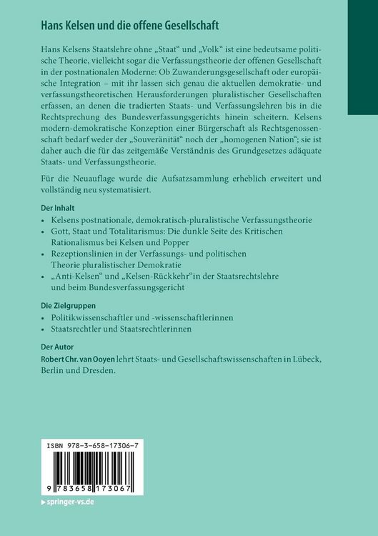 Produktbild: Hans Kelsen und die offene Gesellschaft