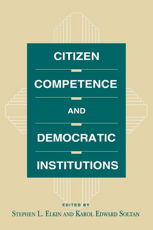 Produktbild: Citizen Competence and Democratic Institutions