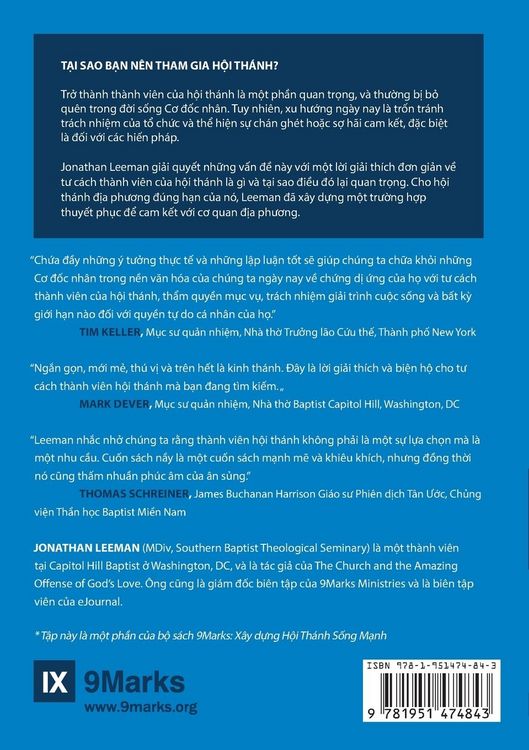 Produktbild: Church Membership / T&iquest; C&Aacute;CH TH&Agrave;NH VI&Ecirc;N C&iquest;A H&iquest;I TH&Aacute;NH