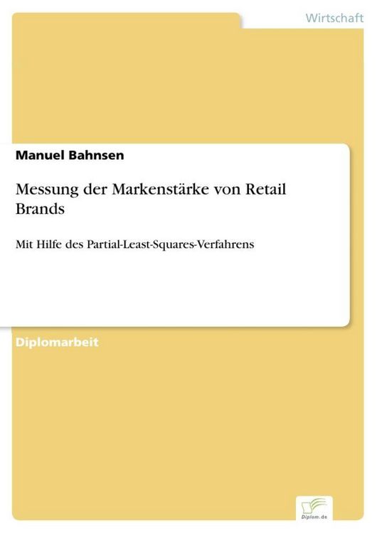 Produktbild: Messung der Markenst&auml;rke von Retail Brands