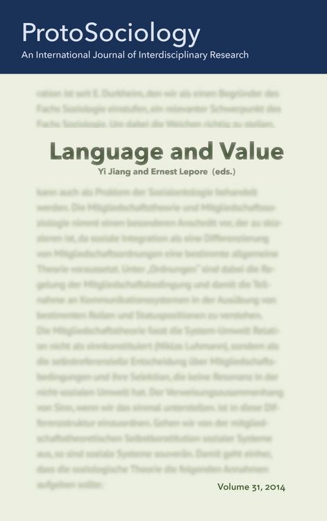 Produktbild: Language and Value