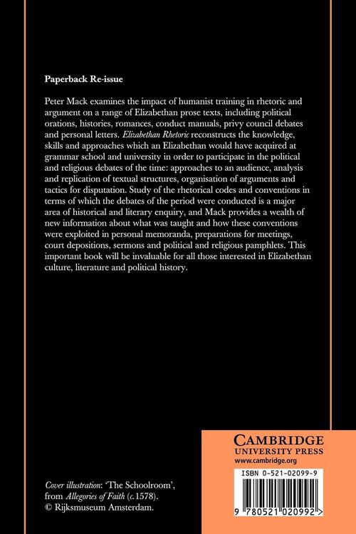 Produktbild: Elizabethan Rhetoric