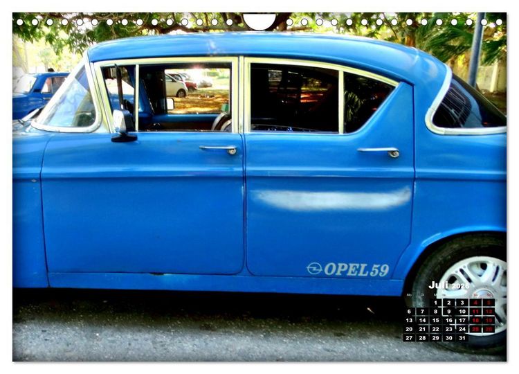 Produktbild: Opel Hits - Deutsche Oldtimer in Kuba (Wandkalender 2026 DIN A4 quer), CALVENDO Monatskalender
