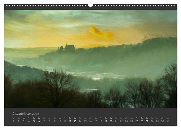 Produktbild: Malerisches Marburg (Wandkalender 2026 DIN A2 quer), CALVENDO Monatskalender