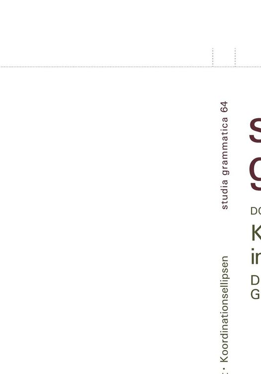 Produktbild: Koordinationsellipsen im Spracherwerb