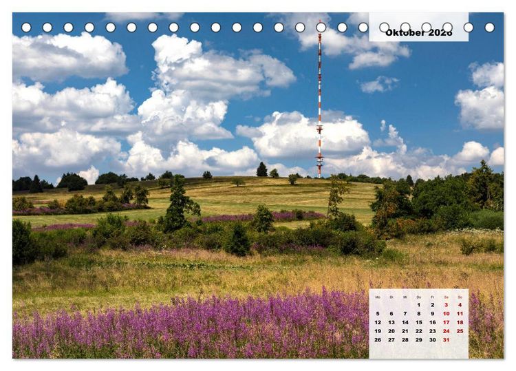 Produktbild: Rh&ouml;ner R&ouml;schen - ein Sommerm&auml;rchen in der Hochrh&ouml;n (Tischkalender 2026 DIN A5 quer), CALVENDO Monatskalender