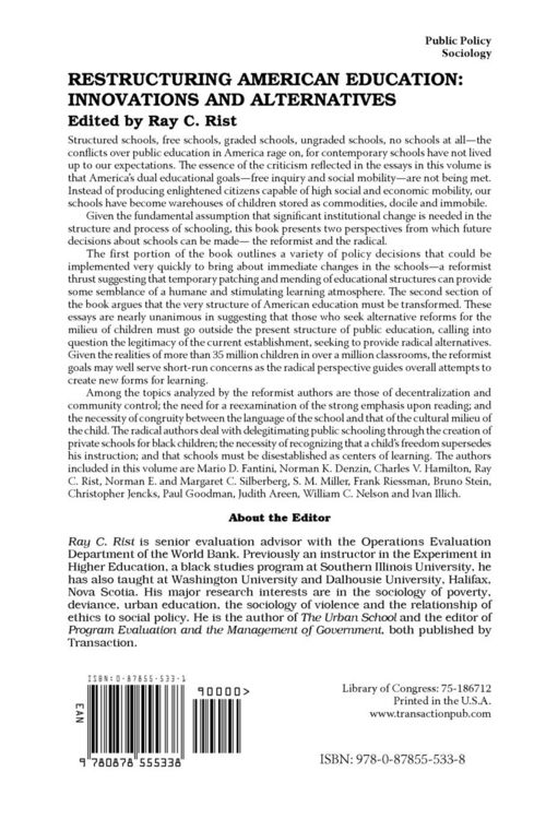 Produktbild: Restructuring American Education