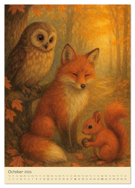 Produktbild: A year like a soft pillow - Animal moments of wellbeing (Desk Calendar 2026 DIN A5 portrait), CALVENDO 12 Month DeskCalendar