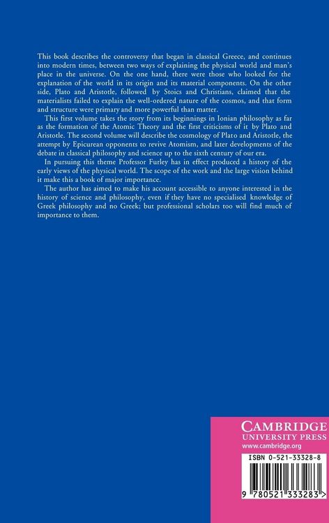 Produktbild: The Greek Cosmologists