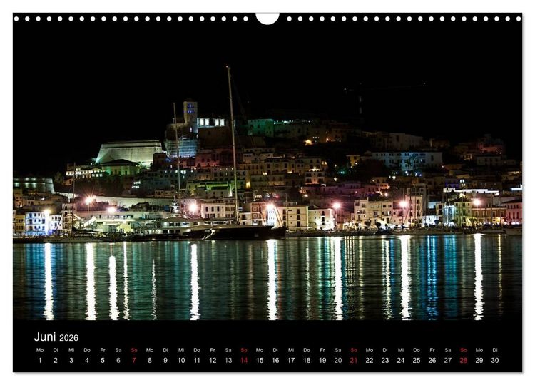 Produktbild: Ibiza by night (Wandkalender 2026 DIN A3 quer), CALVENDO Monatskalender